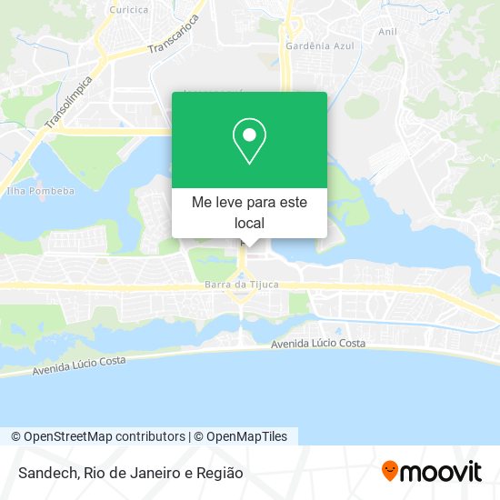 Sandech mapa