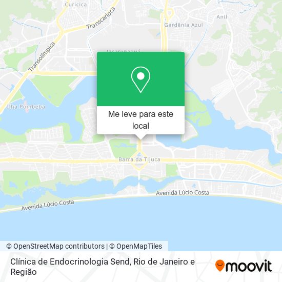 Clínica de Endocrinologia Send mapa