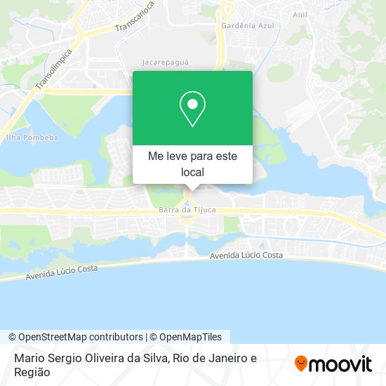Mario Sergio Oliveira da Silva mapa