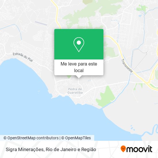 Sigra Minerações mapa