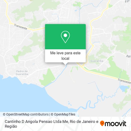 Cantinho D Angola Pensao Ltda Me mapa