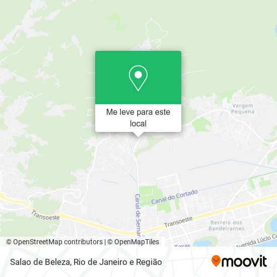 Salao de Beleza mapa
