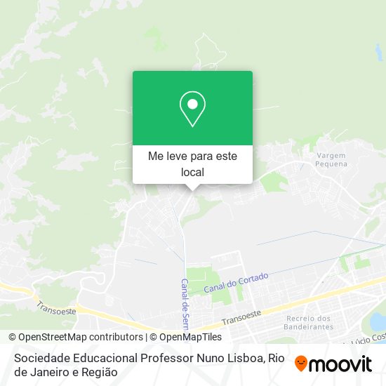 Sociedade Educacional Professor Nuno Lisboa mapa