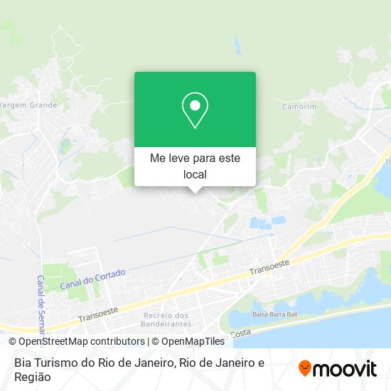 Bia Turismo do Rio de Janeiro mapa