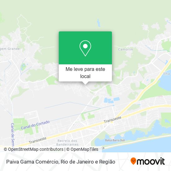 Paiva Gama Comércio mapa