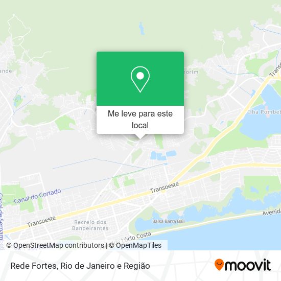 Rede Fortes mapa