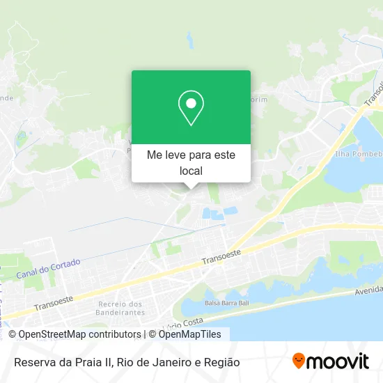 Reserva da Praia II mapa