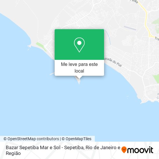 Bazar Sepetiba Mar e Sol - Sepetiba mapa