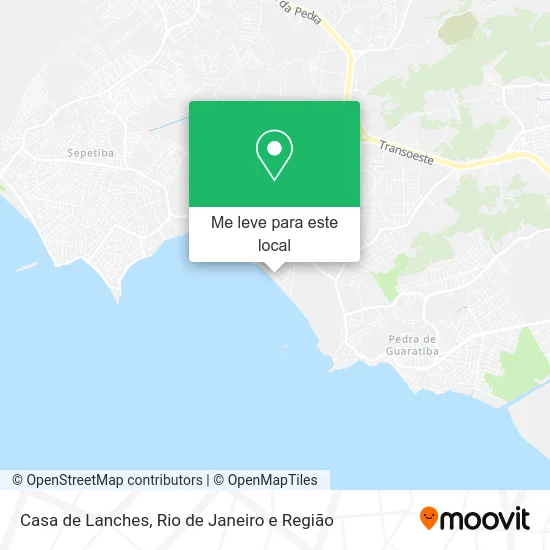 Casa de Lanches mapa
