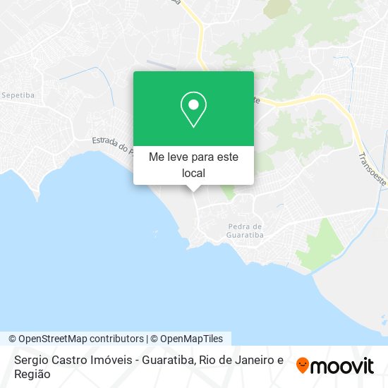 Sergio Castro Imóveis - Guaratiba mapa
