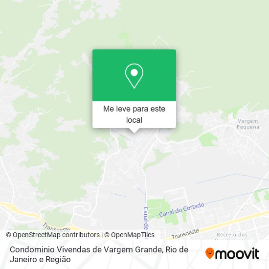 Condominio Vivendas de Vargem Grande mapa