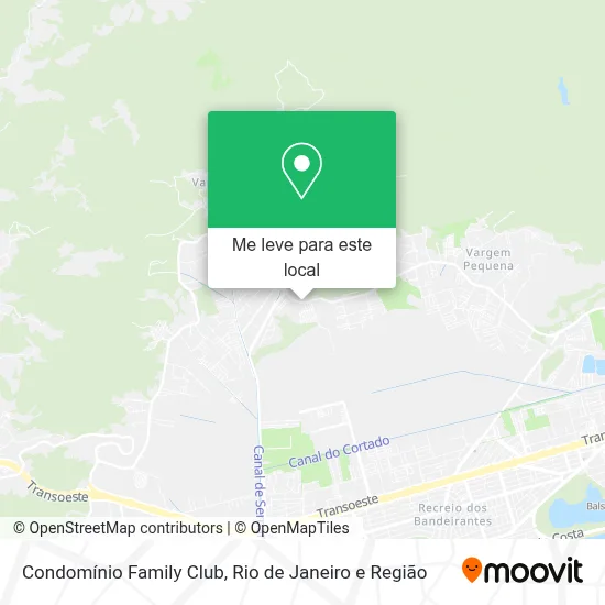 Condomínio Family Club mapa