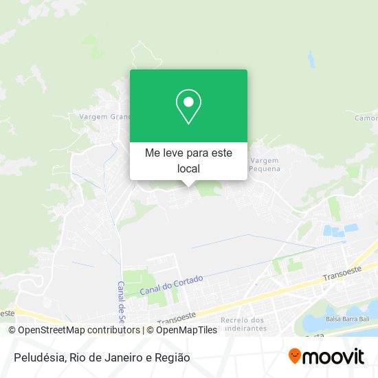 Peludésia mapa