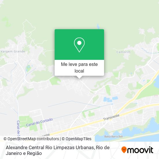 Alexandre Central Rio Limpezas Urbanas mapa