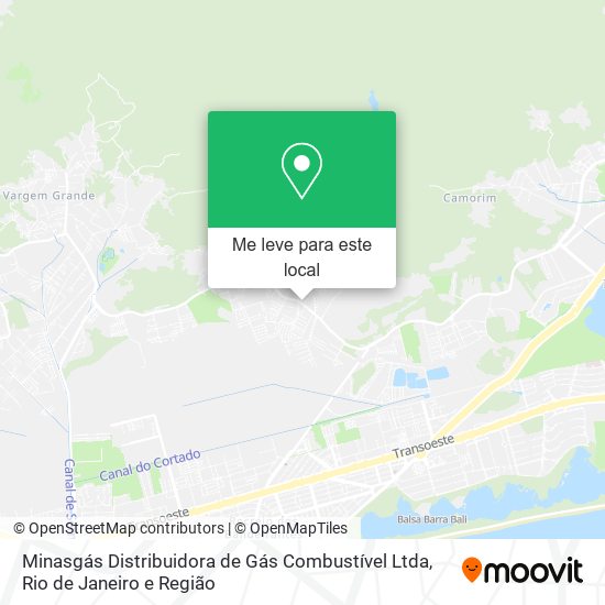 Minasgás Distribuidora de Gás Combustível Ltda mapa