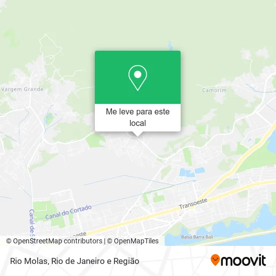 Rio Molas mapa