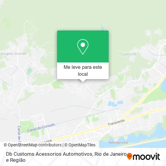 Db Customs Acessorios Automotivos mapa