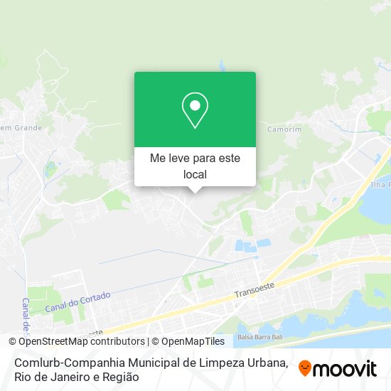 Comlurb-Companhia Municipal de Limpeza Urbana mapa