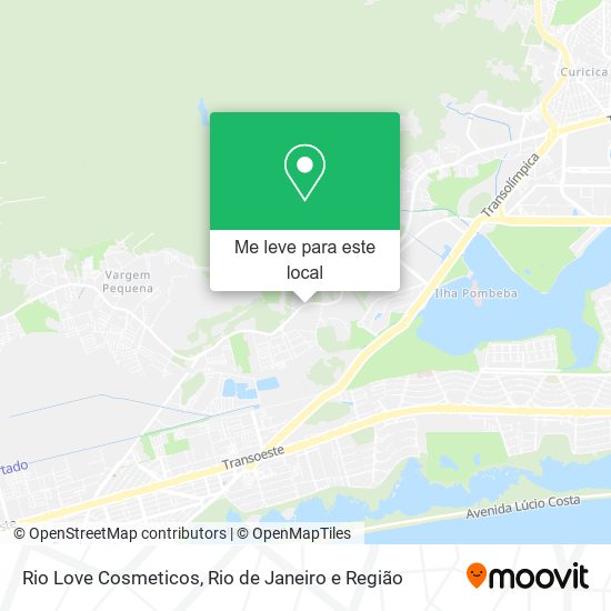 Rio Love Cosmeticos mapa