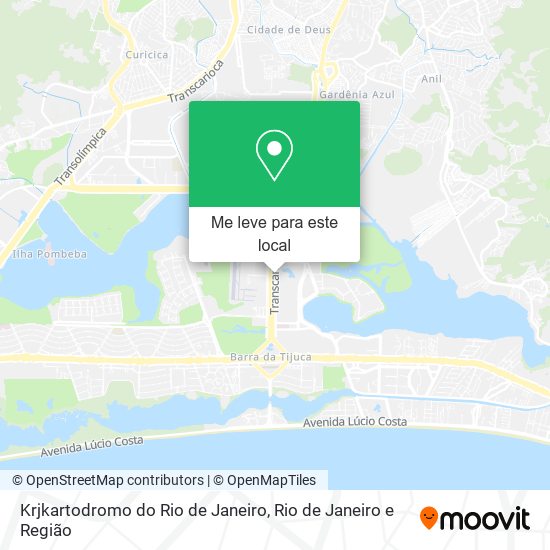 Krjkartodromo do Rio de Janeiro mapa