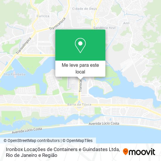Ironbox Locações de Containers e Guindastes Ltda mapa