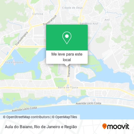 Aula do Baiano mapa
