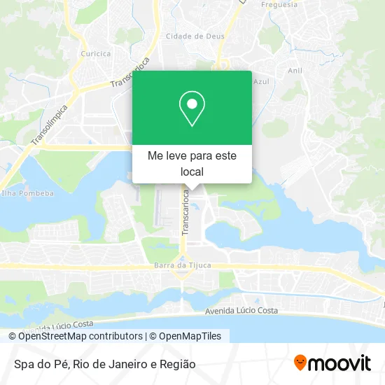 Spa do Pé mapa