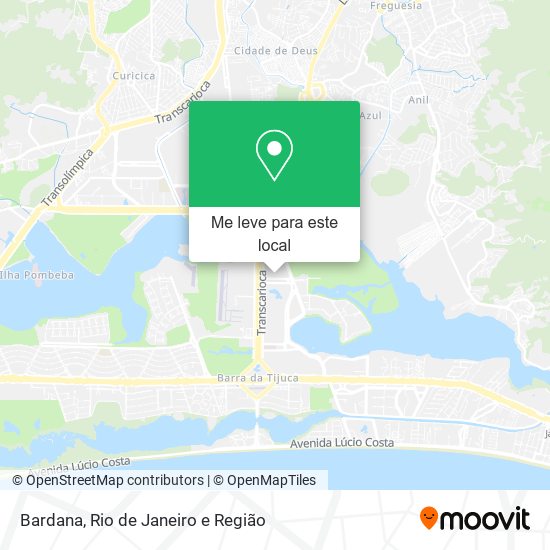 Bardana mapa
