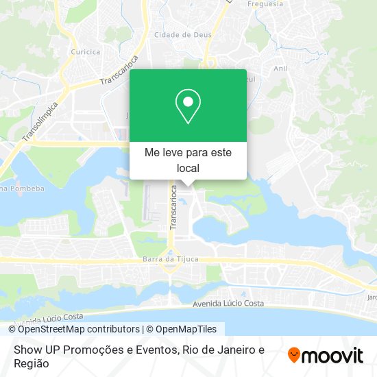 Show UP Promoções e Eventos mapa