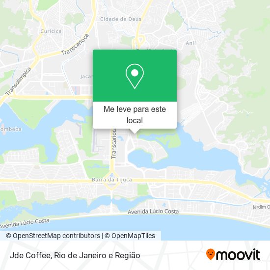 Jde Coffee mapa