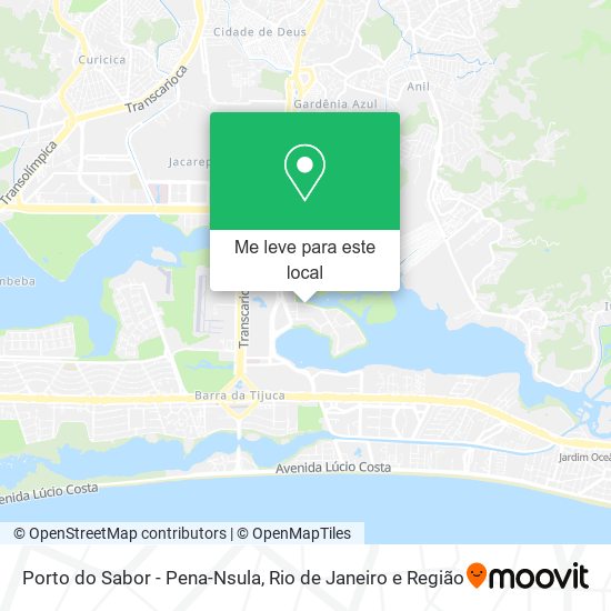 Porto do Sabor - Pena-Nsula mapa