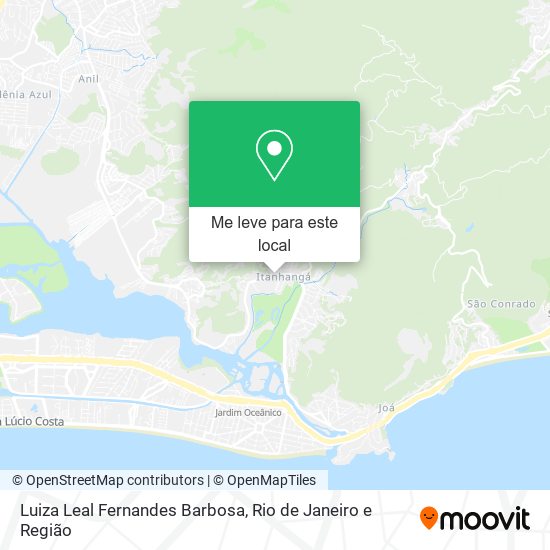 Luiza Leal Fernandes Barbosa mapa