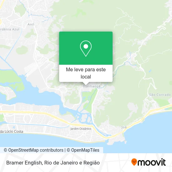 Bramer English mapa