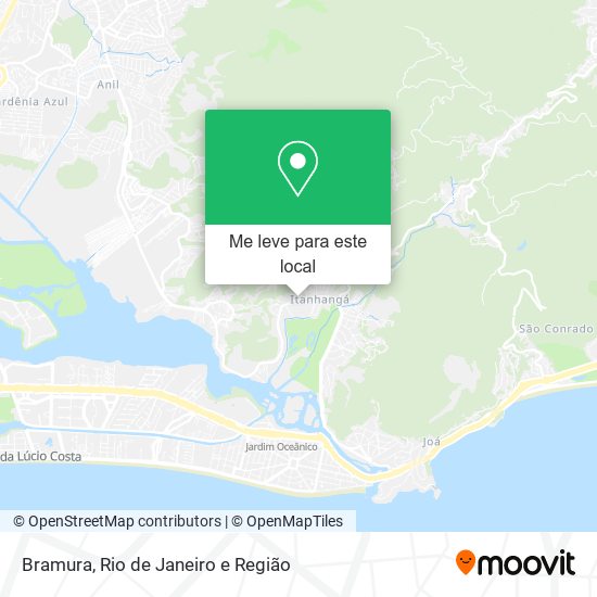 Bramura mapa