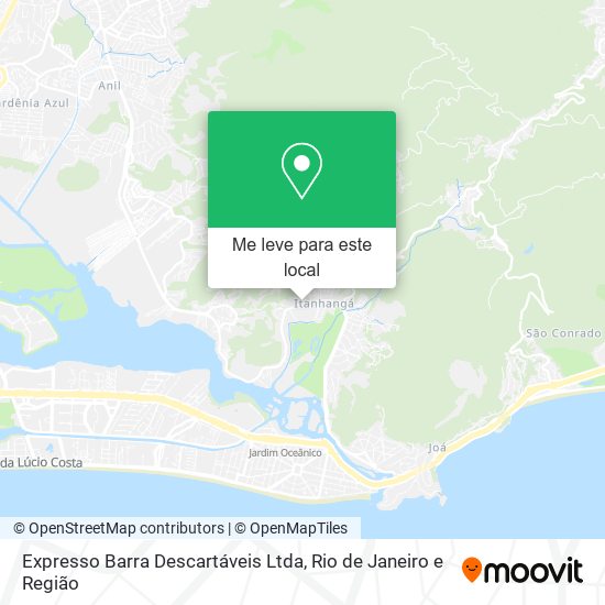 Expresso Barra Descartáveis Ltda mapa