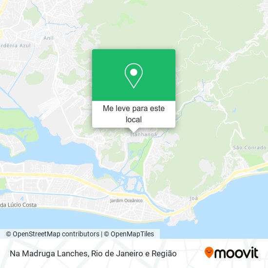 Na Madruga Lanches mapa