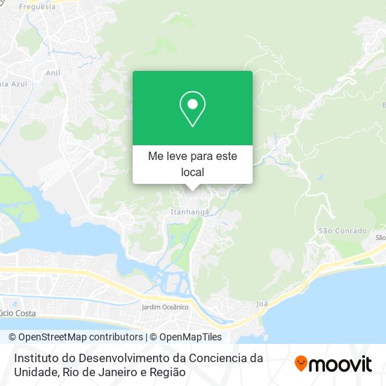 Instituto do Desenvolvimento da Conciencia da Unidade mapa