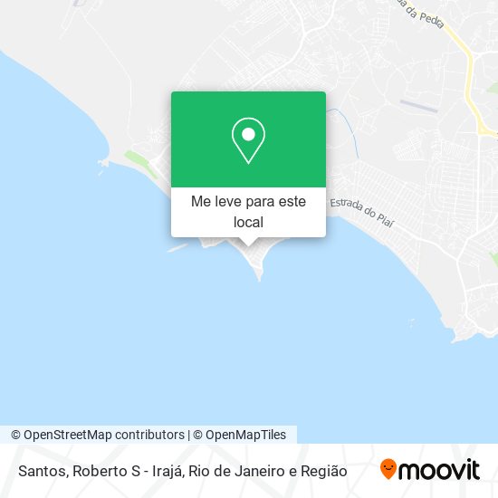 Santos, Roberto S - Irajá mapa