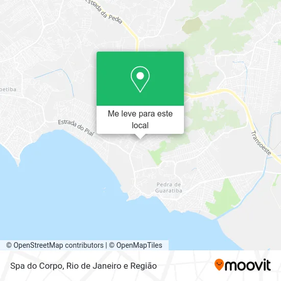 Spa do Corpo mapa