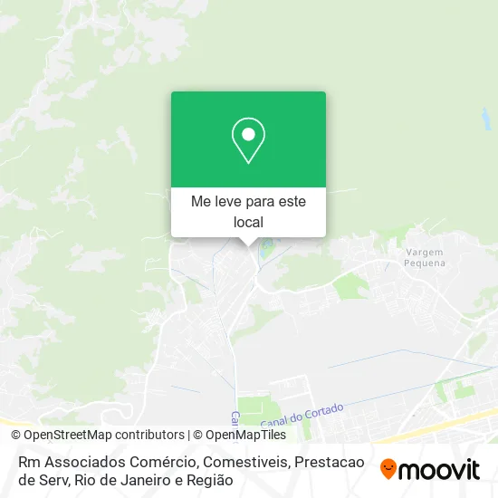 Rm Associados Comércio, Comestiveis, Prestacao de Serv mapa