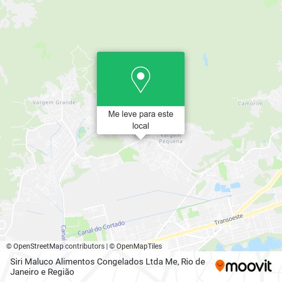 Siri Maluco Alimentos Congelados Ltda Me mapa