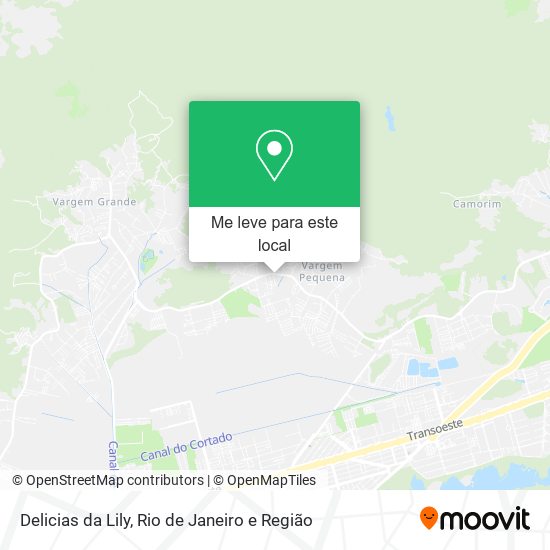 Delicias da Lily mapa