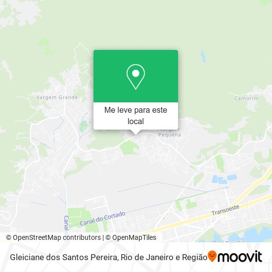 Gleiciane dos Santos Pereira mapa