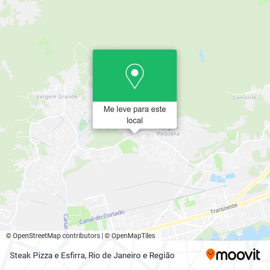 Steak Pizza e Esfirra mapa