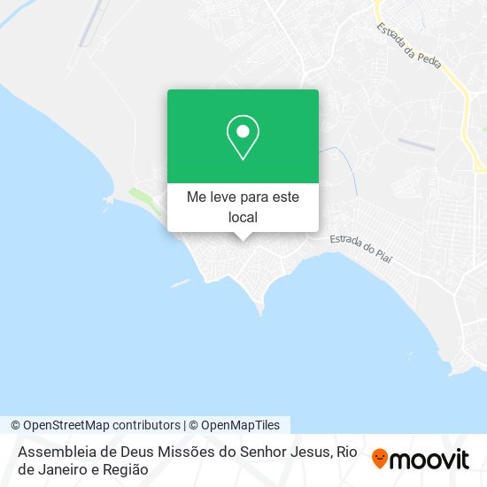 Assembleia de Deus Missões do Senhor Jesus mapa