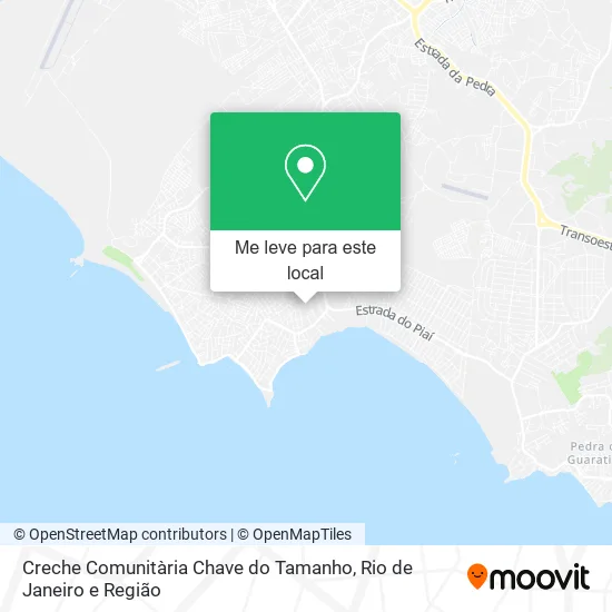 Creche Comunitària Chave do Tamanho mapa