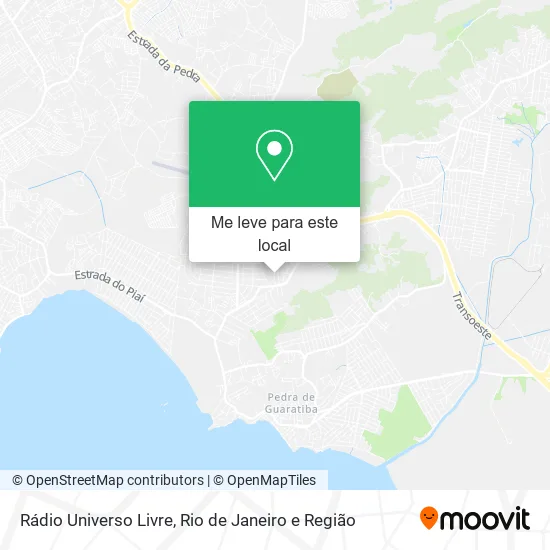 Rádio Universo Livre mapa