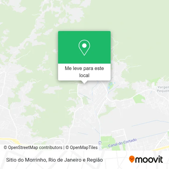 Sitio do Morrinho mapa
