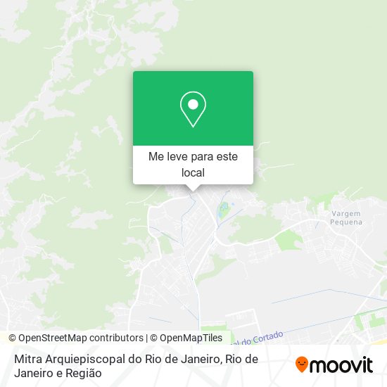 Mitra Arquiepiscopal do Rio de Janeiro mapa