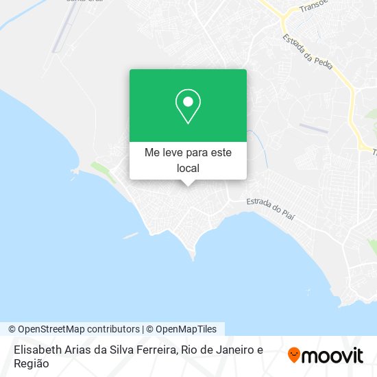 Elisabeth Arias da Silva Ferreira mapa